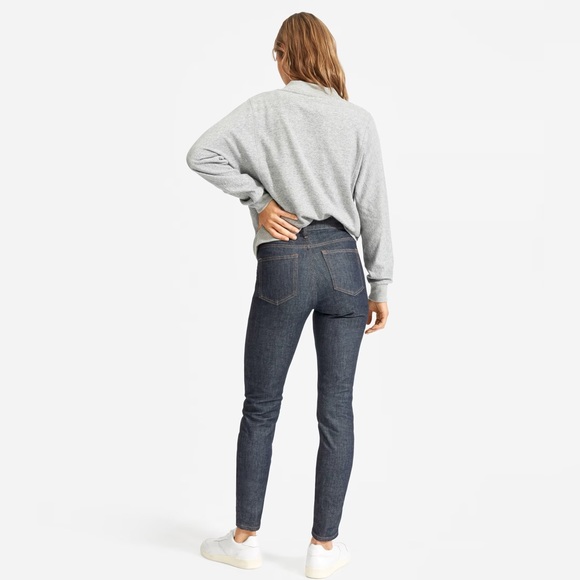 Everlane - High Rise Skinny Jean in Dark Indigo, 32 Ankle - Picture 14 of 15